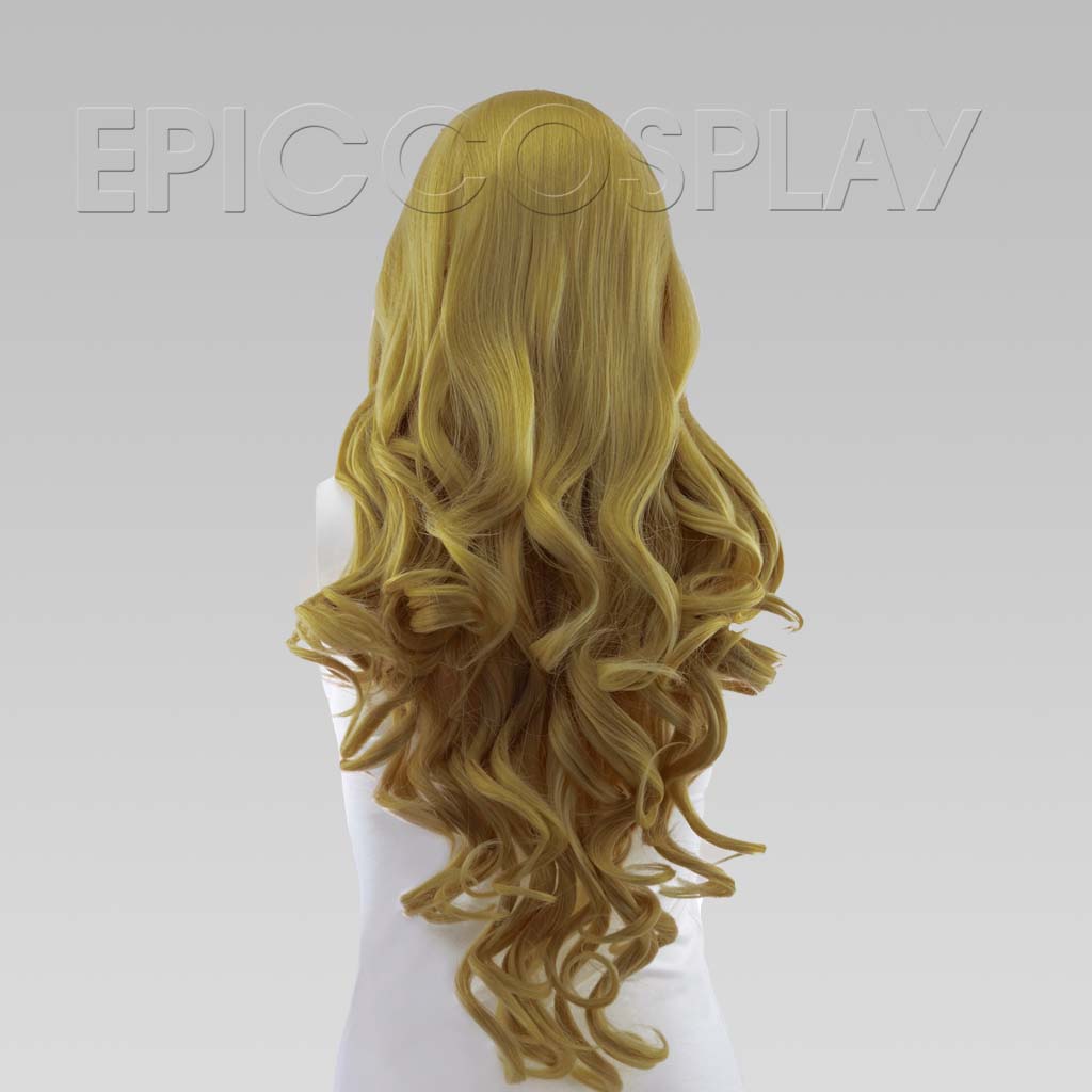 Daphne Caramel Blonde Wavy Bangless Wig - Main Image