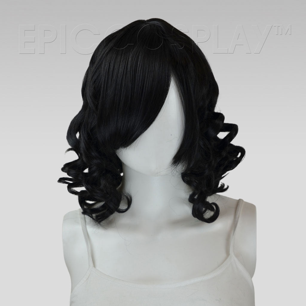 Epic Cosplay Short Black Cosplay Wig Diana 15 Inch Black Short