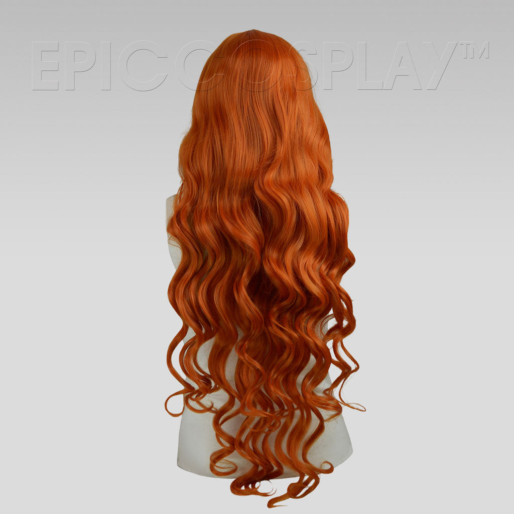 Hera 40 inch Autumn Orange Curly Extra Long Cosplay Wig