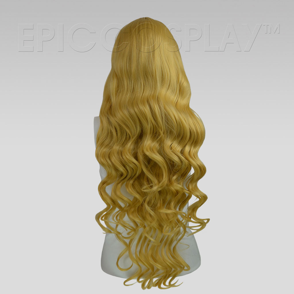Hera 40 inch Caramel Blonde Curly Extra Long Cosplay Wig