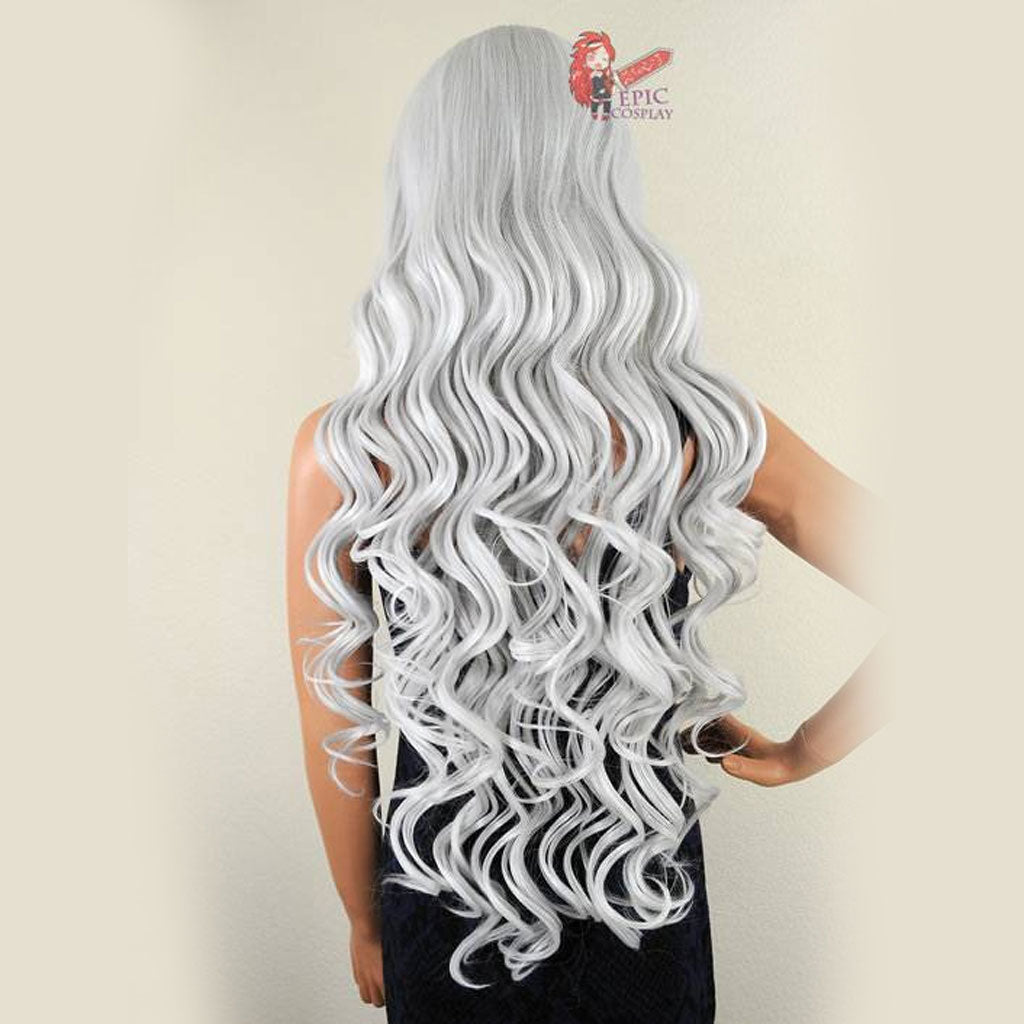 Epic Cosplay Hera Silvery Grey Curly Wig 100cm (25S1) Epic Cosplay Hera Silvery Grey Curly Wig 100cm (25S1)