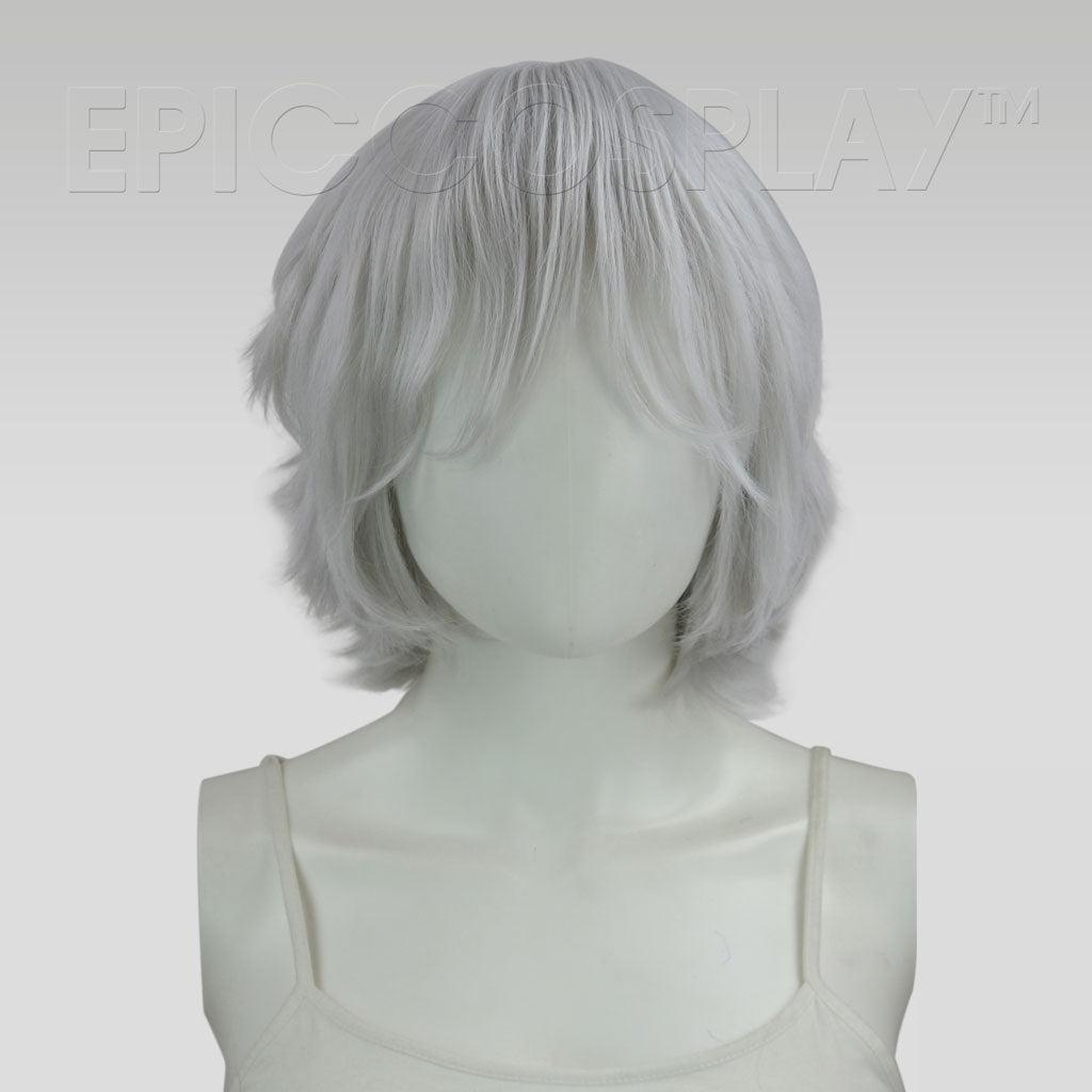 Apollo 13 inch Silvery Grey Layered Short Cosplay Wig