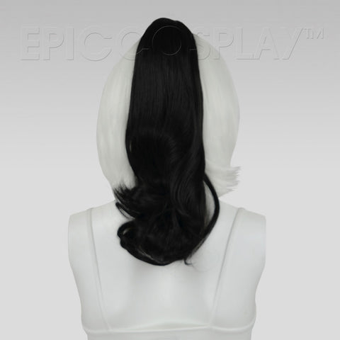 20 inch Dark Blue Wavy Curly Ponytail Clipon 20 inch Dark Blue Wavy Curly Ponytail Clipon