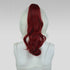20" Burgundy Red Wavy Curly Ponytail Clipon