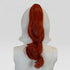 20" Apple Red Mix Wavy Curly Ponytail Clipon