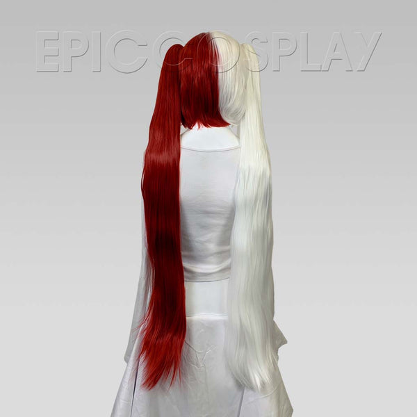 Eos - Classic White and Dark Red Wig