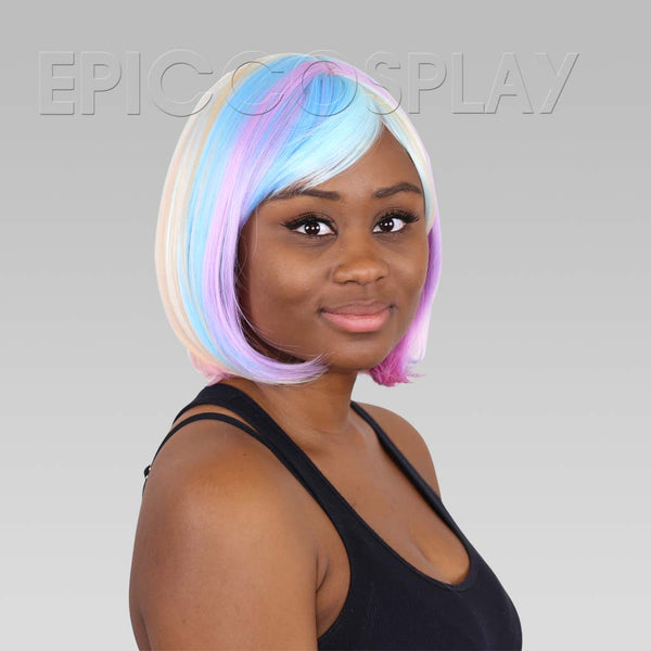 Euni - Short Multi Color Wig