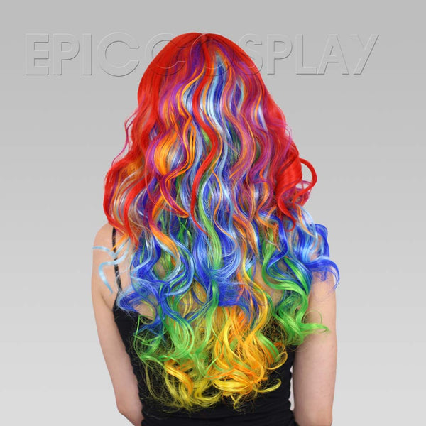 Signature - Rainbow Long Curly Wig