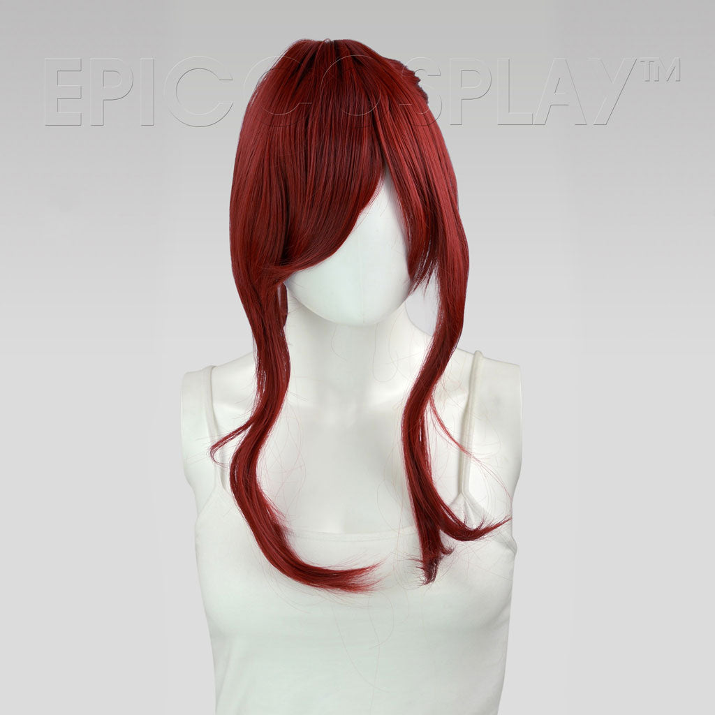 Phoebe - Dark Red Ponytail Cosplay Wig
