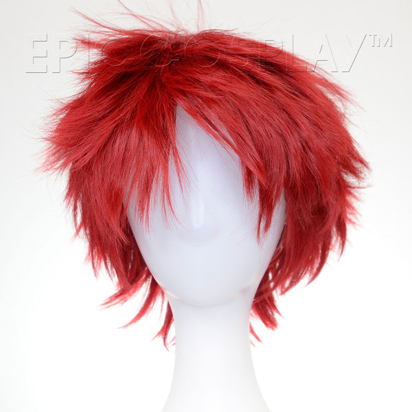 Signature - Dark Red Side Swept Shaggy Wig
