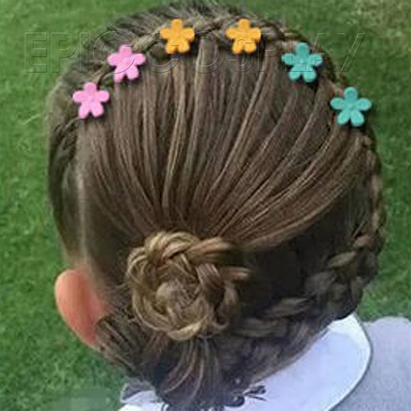 Mini Flower Hair Claw Clip