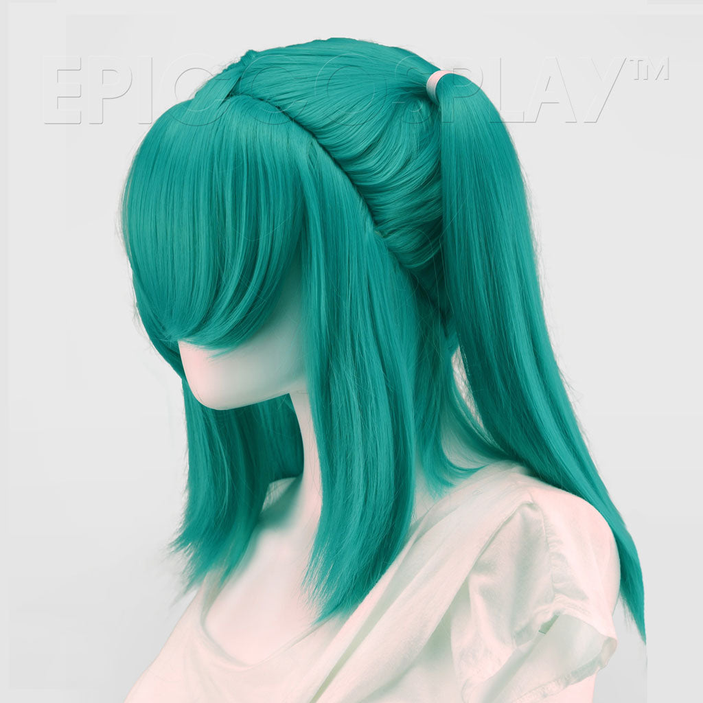 Gaia Vocaloid Green Pigtail Wig