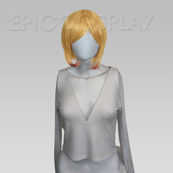 Signature - Blonde Bob Wig With Peach Tips